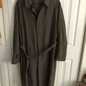 Ralph Lauren olive trench coat